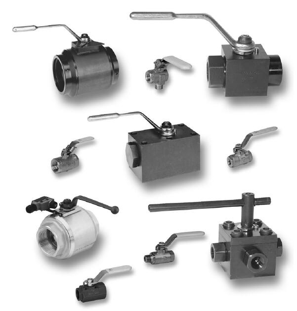 Parker Ball Valves球阀 Ball Valves 2way, 3way, 4way High Pressure Ball Valves BV Series